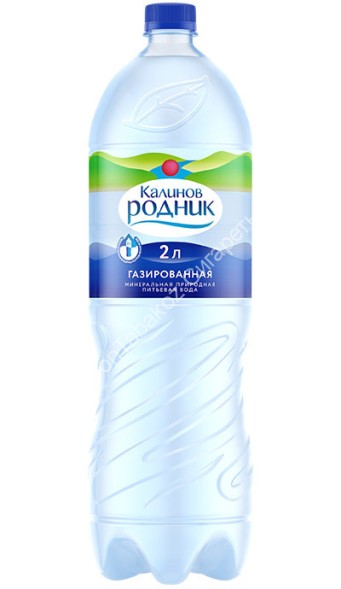 Вода питьевая Калинов Родник газированная 2 л оптом
