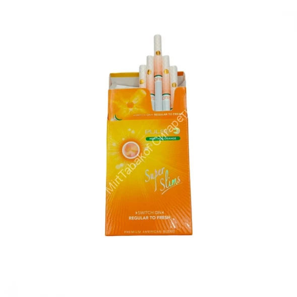 Сигареты Oris (Орис) Pulse Menthol Orange Super Slims Тамань микс