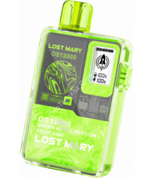 Электронная сигарета Lost Mary OS12000 Зеленое яблоко маракуя киви 20мг ОПТОМ