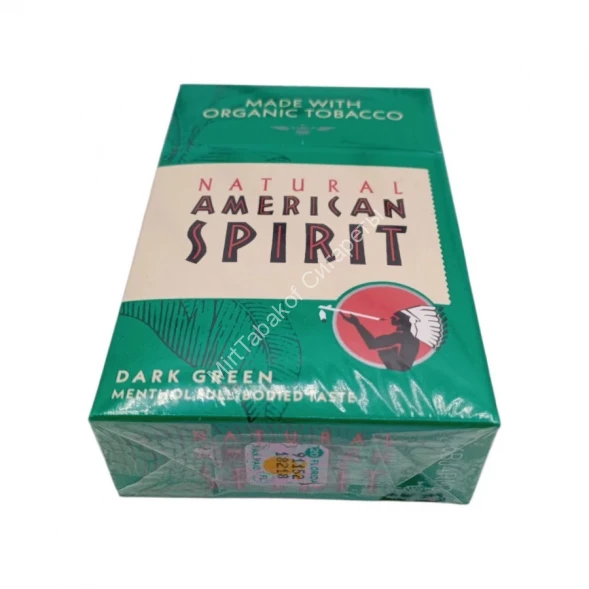 Сигареты American Spirit Dark Green Menthol Оригинал США Микс