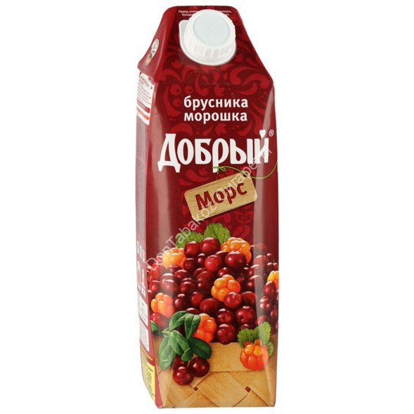 Морс Добрый брусника морошка 1 л оптом
