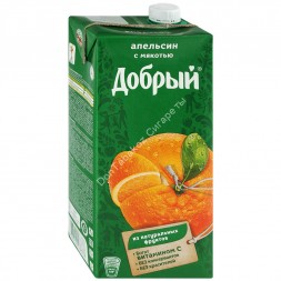 Нектар Добрый Апельсин с мякотью 2 л оптом