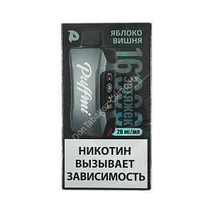 Электронная сигарета Puffmi Tank 16000 Яблоко вишня 20 мг ОПТОМ   