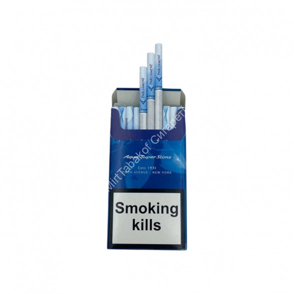 Сигареты Парламент (Parliament) Aqua Super Slims Оптом