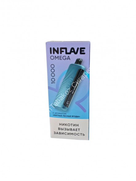 Электронный сигарета INFLAVE OMEGA 10000 Мятные лесные ягоды  20мг ОПТОМ 