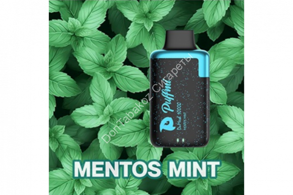 Электронная сигарета Puffmi DURA 10000 Мятный Ментос оптом