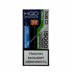 Электронная сигарета HQD NEO 15000 (Черника мята) оптом        