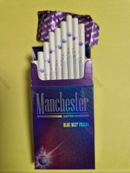 Сигареты Manchester (Манчестер) Blue Mist Fusion Superslims оптом