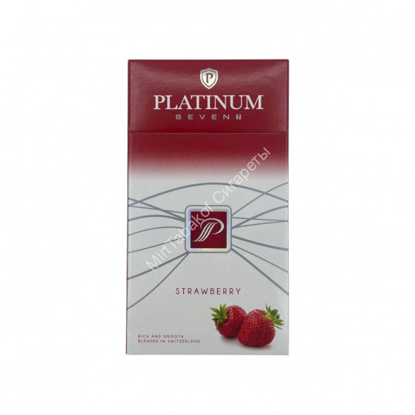 Сигареты Платинум Севен (Platinum Seven) Strawberry SuperSlims Оптом