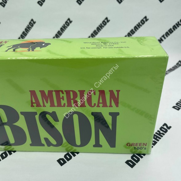 Сигареты American Bison Green 100s Микс