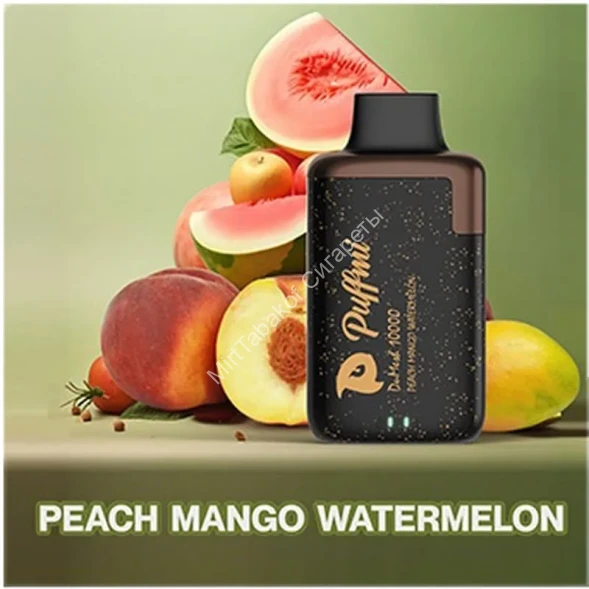 Электронная сигарета PuffMi Dumesh 10000 Персик Манго Арбуз оптом
