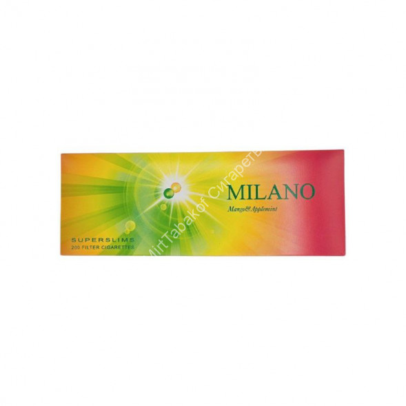 Сигареты Милано (Milano) Mango&amp;Applemint Super Slims Микс