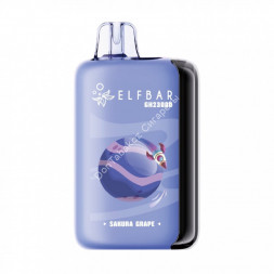 Электронная сигара Elf bar Сакура-Виноград GH23000 затяжек 20мг Hard (5% Hard) Оптом