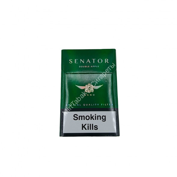 Сигареты Senator Double Apple Nano (Сенатор Двойное Яблоко Нано) оптом  