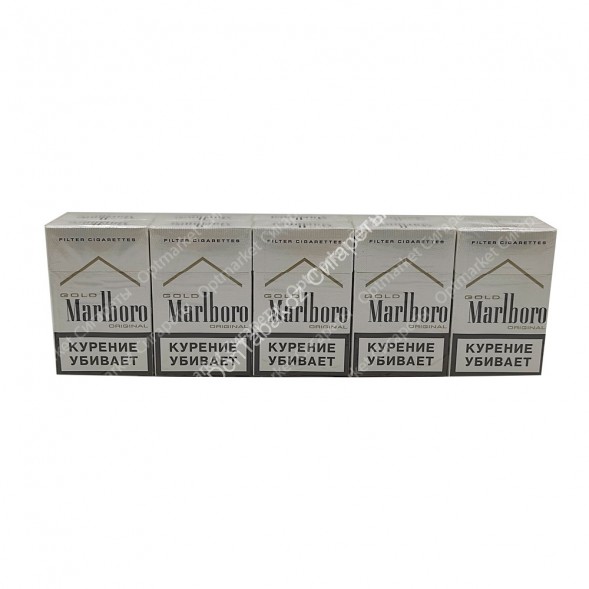 Сигареты Мальборо (Marlboro) Gold квадратная пачка (Россия) МИКС