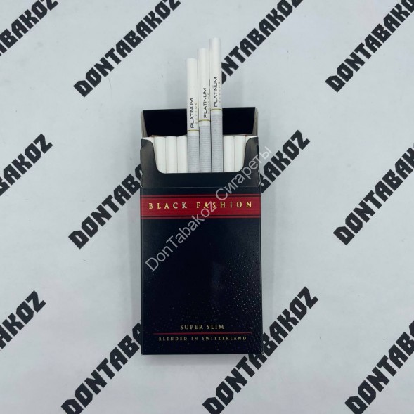 Сигареты Платинум Севен (Platinum Seven) Black Fashion SuperSlim Оптом
