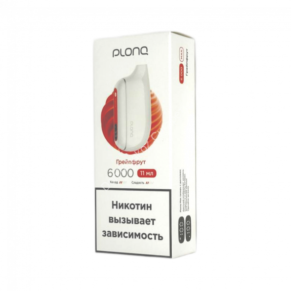 Электронная сигарета PLONQ MAX 6000 Грейпфрут 20мг ОПТОМ   