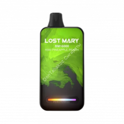 Электронная сигарета Lost mary BM 16000 Киви ананас персик 20мг (2%) оптом