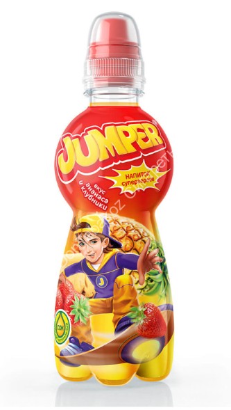 Напиток негазированный Jumper Клубника-ананас 0,33 л оптом