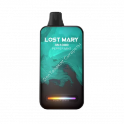 Электронная сигарета Lost mary BM 16000 Перечная мята 20мг (2%) оптом