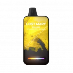 Электронная сигарета Lost mary BM 16000 Клубника банан 20мг (2%) оптом
