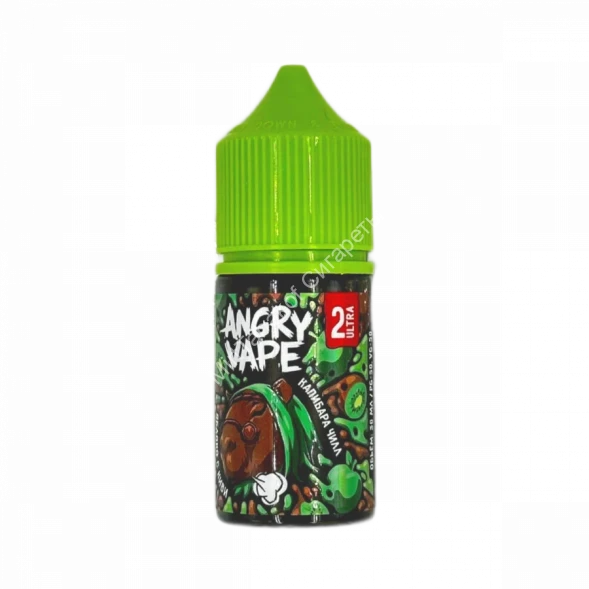 Жидкость для вейпа Angry Vape Яблоко с Киви 30 мл. оптом           
