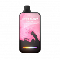Электронная сигарета Lost mary BM 16000 Клубника киви 20мг (2%) оптом