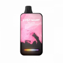 Электронная сигарета  Lost mary  BM 16000 Клубника киви 20мг (2%) оптом 