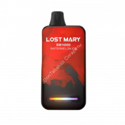 Электронная сигарета Lost mary BM 16000 Арбузный лед 20мг (2%) оптом