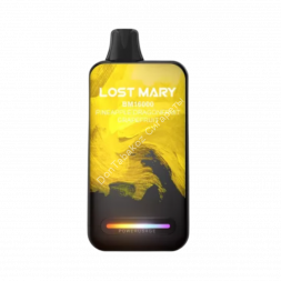 Электронная сигарета Lost mary BM 16000 Ананасовый дракон фрукт грейпфрут 20мг (2%) оптом