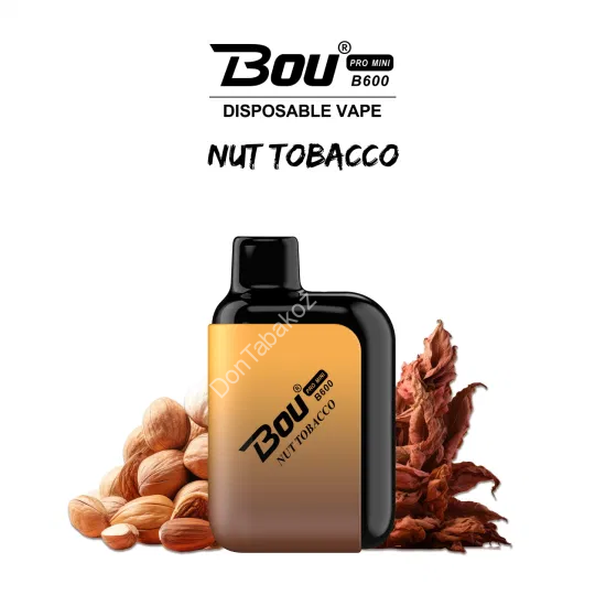 Электронная сигарета Bou pro mini 600 nut tobacco  оптом      