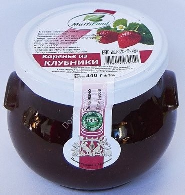 Варенье из клубники Multifood 440г оптом