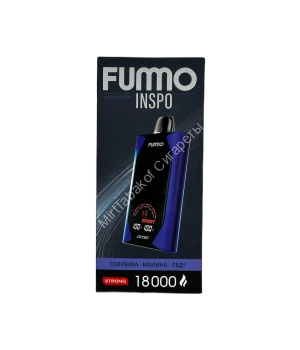 Электронная сигарета Fumo Inspo 18000 затяжек Голубика Малина Лёд оптом   