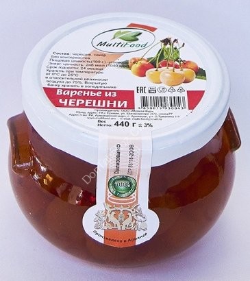 Варенье из черешни Multifood 440г оптом