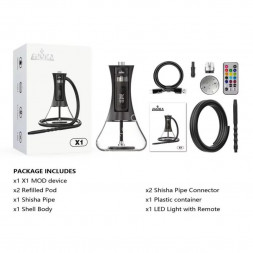 Электронный кальян Ehuka X1 (Золотой) с возможностью менять подсветку 2000 mAh оптом 