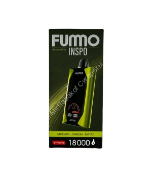 Электронная сигарета Fumo Inspo 18000 затяжек Мохито Лимон Мята оптом       